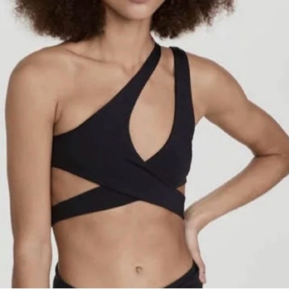 NWT Good American Bikini Versatile Black Top - Picture 4 of 9